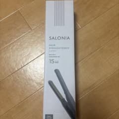 SALONIA ヘアストレートナー グレー 15mm 未使用品のサムネイル
