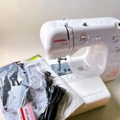 ☆極上美品☆フットコン、ワイドテーブル付属☆ジャノメ662型『ES-12』☆ ジャノメ JANOME ES-10 662型 ワイドテーブル・フットペダル付 - メルカリ