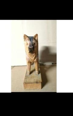 秋田犬木彫り 秋田犬木彫り　彫り物　オブジェ　秋田県 彫り物 メルカリ - 秋田県 オブジェ 彫刻・オブジェ