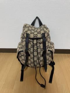ネクタイショップ『K』様専用 GUCCI GGウールモノグラム バックパックのサムネイル