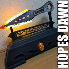 APEX レイス 赤クナイ イルミネーション + 台座 実物大 コスプレ APEX レイス 赤クナイ イルミネーション + 台座 実物大 コスプレ