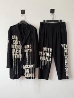 24aw ヨウジヤマモト Yohji Yamamoto 標語刺繍デザインのセット - メルカリ