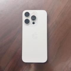 iPhone 15 Pro 128GB 화이트 티타늄 SIM 프리 미품