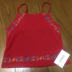 EVRIS タンクトップ 赤 ‼︎SALE‼︎のサムネイル