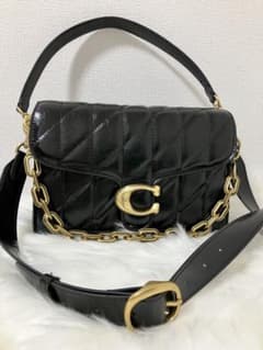COACH チェーンタビー ショルダーバッグ・キルティング CAF55 未使用
