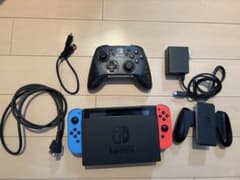 NintendoSwitch本体(難あり) + 付属品 + ワイヤレスホリパッドのサムネイル