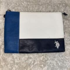 U.S. POLO ASSN. クラッチバッグ 2WAY バイカラーのサムネイル