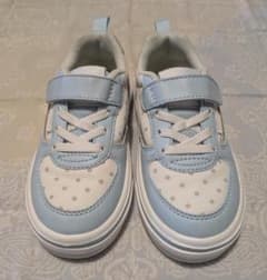 VANS キッズ スニーカー ドット柄 水色 17cmのサムネイル