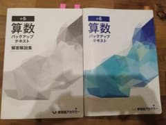 小6 算数　バックアップテキスト　解答解説　早稲田アカデミー バックアップテキスト攻略マニュアル｜早稲田アカデミー夏期講習会/小6