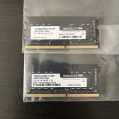 TeamGroup DDR4 2666 8GB メモリ 2枚セット - メルカリ
