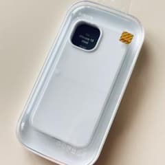 iPhone13mini ケース 新品 ホワイト シリコン 白 elagoのサムネイル