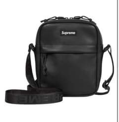 新品未使用Supreme 24aw Leather Shoulder Bag 黒のサムネイル