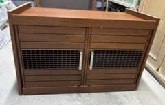 昭和レトロな木製ラック （テレビ台）