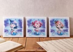 러브라이브 선샤인 Aqours 쓰시마 요시코 쿠로사와 루비 캔버스 보드