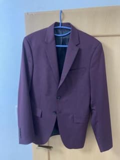 ZARA エンジ テーラードジャケット EUR 46のサムネイル