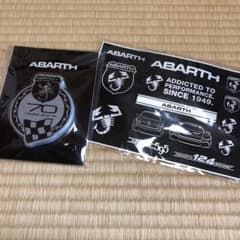 アバルト ノベルティ  コースター&ステッカーのサムネイル