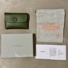 【展示品】イルビゾンテ IL BISONTE カードケース グリーンのサムネイル
