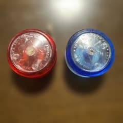 ポ*ん様 BANDAI ハイパーヨーヨー 2個セット レッド ブルーのサムネイル