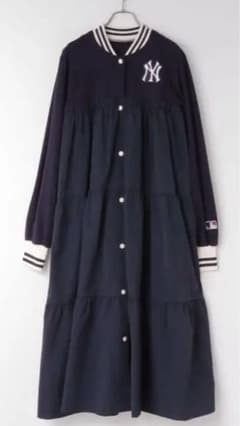 新品　ローリーズファーム　MLB/スタジャンコンビワンピースのサムネイル