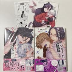 ウサミミヤンキー 上下 ポストカード ペーパー 付き 御茶漬わさびのサムネイル