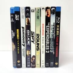 57.ジャンク品 洋画 アクション 輸入盤ブルーレイ まとめ売り 10点