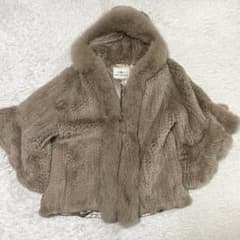美品 希少 グレースコンチネンタル ラビット フォックス ファーコート