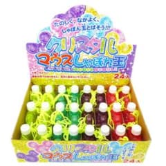 【24個セット】クリスタルしゃぼん玉　縁日の景品などにのサムネイル