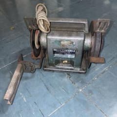 【動作確認済】日立工機 150mm 軽便グラインダ NTG-150W 卓上のサムネイル