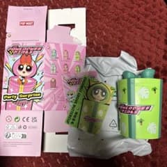 popmart 파워 퍼프 걸스 코코넛 장갑 버터 컵