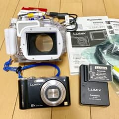 水中カメラセット　①LUMIX DMC-TZ7-A ②マリンケース DMW-MC デジカメ LUMIX DCM-ZX1 +マリンケースDMW-MCZX1ハウジング - メルカリ