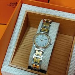 エルメス時計/極極極美品クリッパー/新品電池新品仕上げ正常稼働品