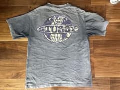OLD STUSSY 80's フェード　地球　Tシャツ　黒タグのサムネイル