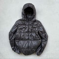 00's OLD UNIQLO ダウン 短丈 ブラック y2k モンベル
