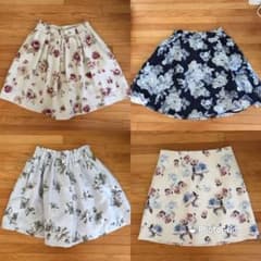 人気ブランド 花柄 スカート まとめ売りのサムネイル