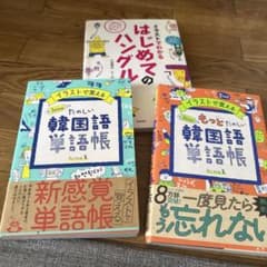 韓国語単語帳 3冊セットのサムネイル