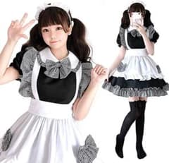 ♡ メイド服 ギンガムチェック Lサイズ ♡のサムネイル