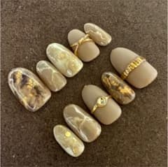 アクセサリーネイル リングネイル ニュアンスネイルチップのサムネイル