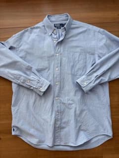 ラルフローレン　BIG OXFORD ボタンダウン　青　ルーズフィット　裾ポニー ラルフローレン BIG OXFORD ボタンダウン 青 ルーズフィット 裾ポニー