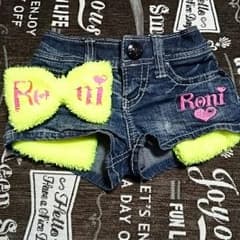 S　SS　RONIリボンボアデニムショーパンのサムネイル