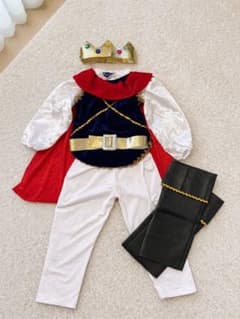 ハロウィン　キッズ　王子様 コスプレ 衣装 王冠付き　プリンス　100〜110㎝のサムネイル