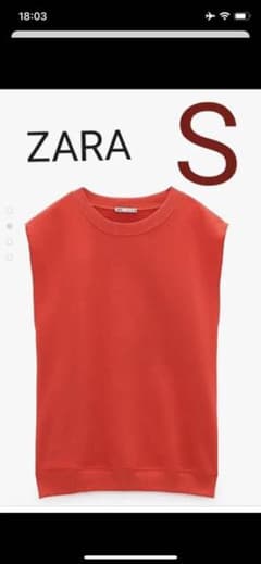 最終お値下げ！ZARA オーバーサイズプラッシュジャージーベスト！のサムネイル