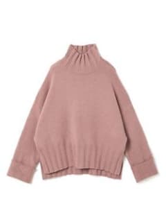ロールアップタートルネックニットトップスのサムネイル