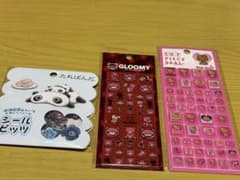 キャラクターシール3枚セットのサムネイル