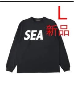 新品　WIND AND SEA ウィンダンシー ロンt ブラック 希少Lのサムネイル
