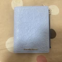 Samantha Thavasa Disney 二つ折り財布 ライトブルー完売品 - メルカリ