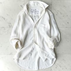 極美品 フランク＆アイリーン ロンハーマン別注 EILLEN リネンシャツ