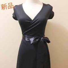 新品★ カシュクールワンピース ラップワンピ キャバワンピ バカンスのサムネイル