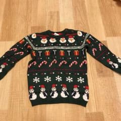 クリスマス　セーター　90-95サイズのサムネイル
