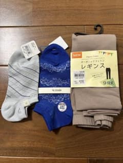 ソックス 2足セット レギンス付きのサムネイル
