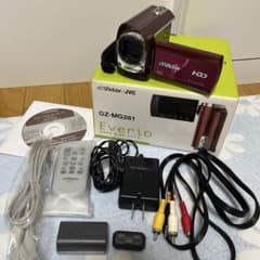 箱ありVictor Everio35倍ビデオカメラGZ-MG261レッド 箱ありVictor Everio35倍ビデオカメラGZ-MG261レッド - メルカリ
